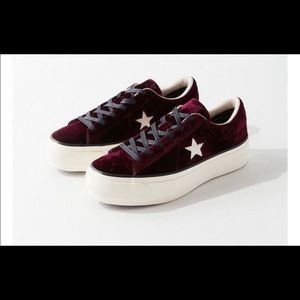 Converse platform shoes